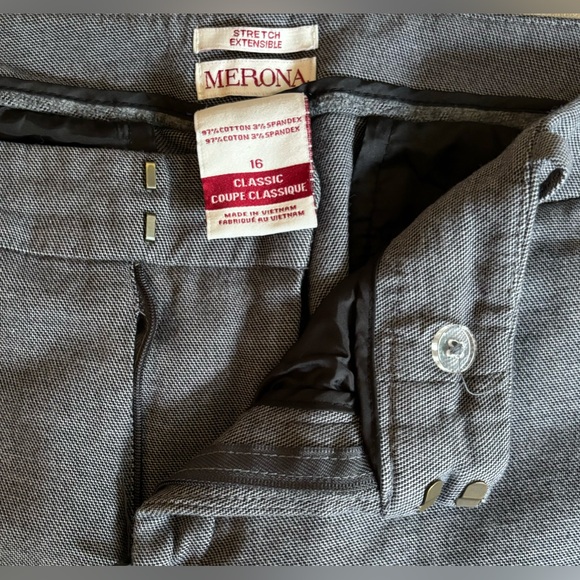 Merona Women’s Dress Pants Size 16 - Picture 2 of 3